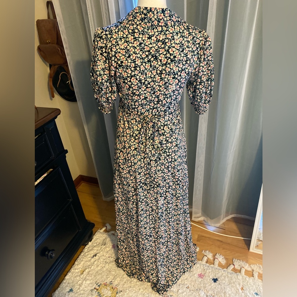 Free people Debbie-Jean shirt dress floral button front maxi - Picture 7 of 11
